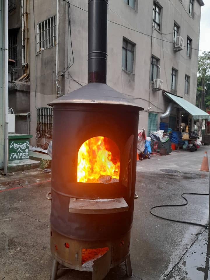 化補庫錢時拍攝，影像形似天上聖母